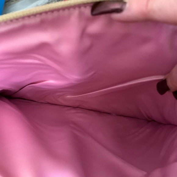 Coach Signature Tablet Sleeve Khaki/Metallic NEW - Picture 5 of 6